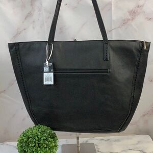 The Sak Black So Soft Leather Tote